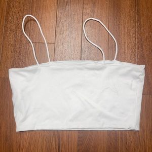 White size small crop top from Shein